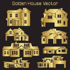 Golden House Logo Icon Home Logo