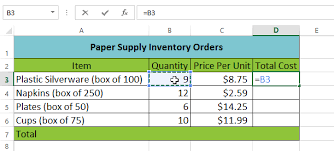 Excel Formulas Simple Formulas