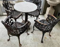 Antique Iron Garden Furniture Set New