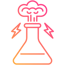 Chemical Reaction Generic Gradient Icon