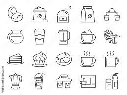 Coffee Icon Set Included Icons As