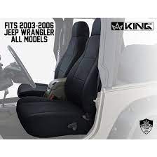 King 4wd Neoprene Seat Covers Black Black Tj Lj 11010601