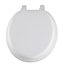 Bemis Round White Vinyl Toilet Seat