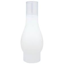 10 Frosted Glass Chimney Hurricane Oil