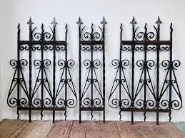 Wrought Iron Garden Trellis 1930s Set