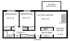 Bedroom Apartment Floor Plan