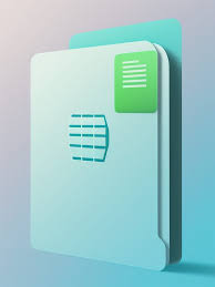Computer Folder Icon Matte Glass