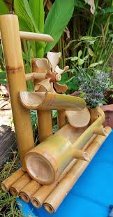 Bamboo Water Feature Decoration
