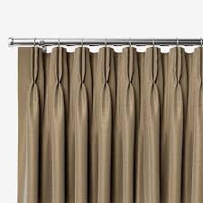 Vicenza Faux Silk Mocha Curtains