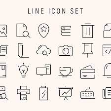 Design Ultra Crisp Vector Line Icons