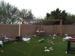 help is my swingset overspanned