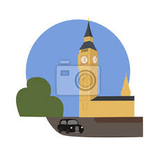Big Ben Vector Icon Sign Great Bell