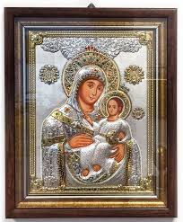 Hand Decorated Framed Icon