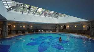 Indoors Swimming Pool With Glass