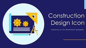 Construction Design Icon Ppt Powerpoint