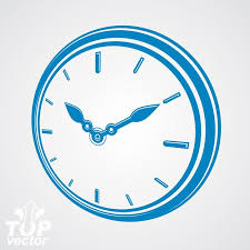 3d Vector Round Stylized Wall Clock