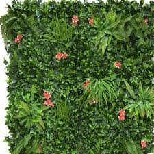 Pvc Artificial Green Wall For Balcony