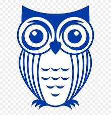 Icon Owl Blue Owl Vinyl Decals