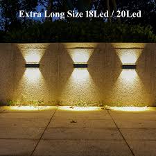 Wall Lamp Luminous Solar Fence Light