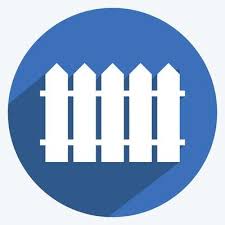 Icon Fence Suitable For Garden Symbol