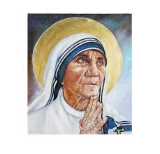 Mother Teresa Icon Custom Painting