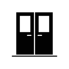 Pixel Door Vector Art Icons And