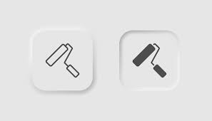 Premium Vector Paint Roller Icon Icon