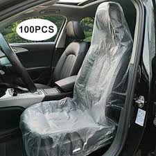 Disposable Clear Plastic Car Seat Cover