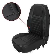 Driver Bottom Top Black Seat Cover Set