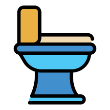 Bathroom Toilet Icon Color Outline