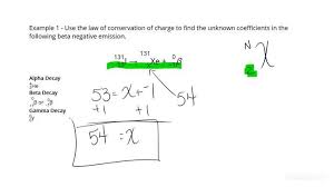 Nuclear Decay Equation