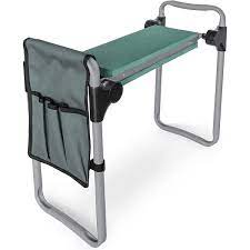 Garden Kneeler And Seat Workbench Gardening Workseats Foldable Garden Seat Bench With Soft Eva Kneeling Pad