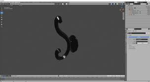 Coat Wall Hook Black Metal