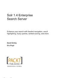 Solr 1 4 Enterprise Search Server