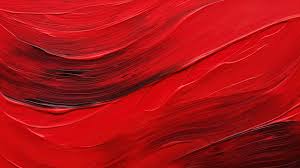 Red Oil Painting Brush Stroke