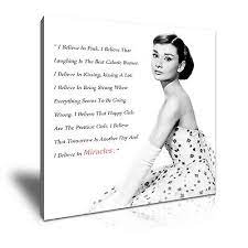 Audrey Hepburn Quotes Icon Framed
