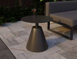 Stylish Grey Corvo Outdoor Side Table