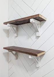 Diy Wood Shelves Diy Shelf Brackets