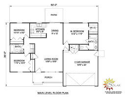 House Plan 94426 Ranch Style With