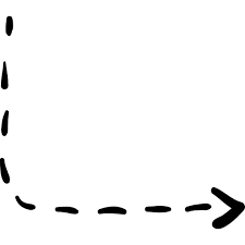 Turn Right Arrow With Broken Line