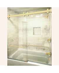 Sliding Shower Door Kit Satin Brass
