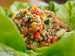 Spicy Kasha Vegetable Salad Fatfree