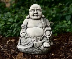 Handmade Concrete Sitting Buddha Statue