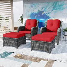 Wicker Outdoor Patio Conversation Set