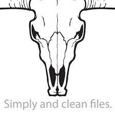 Longhorn Head Skull Bull Or Cow Icon