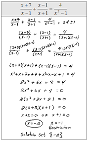 Solving Rational Equations