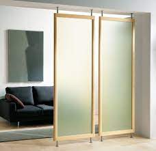 Frosted Glass Sliding For Room Dividers