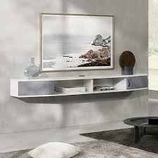 Floating Tv Stand Wall Mounted Shelf