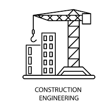 Construction Engineering Isolated