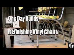 Refinishing Mcm Vinyl Chairs
